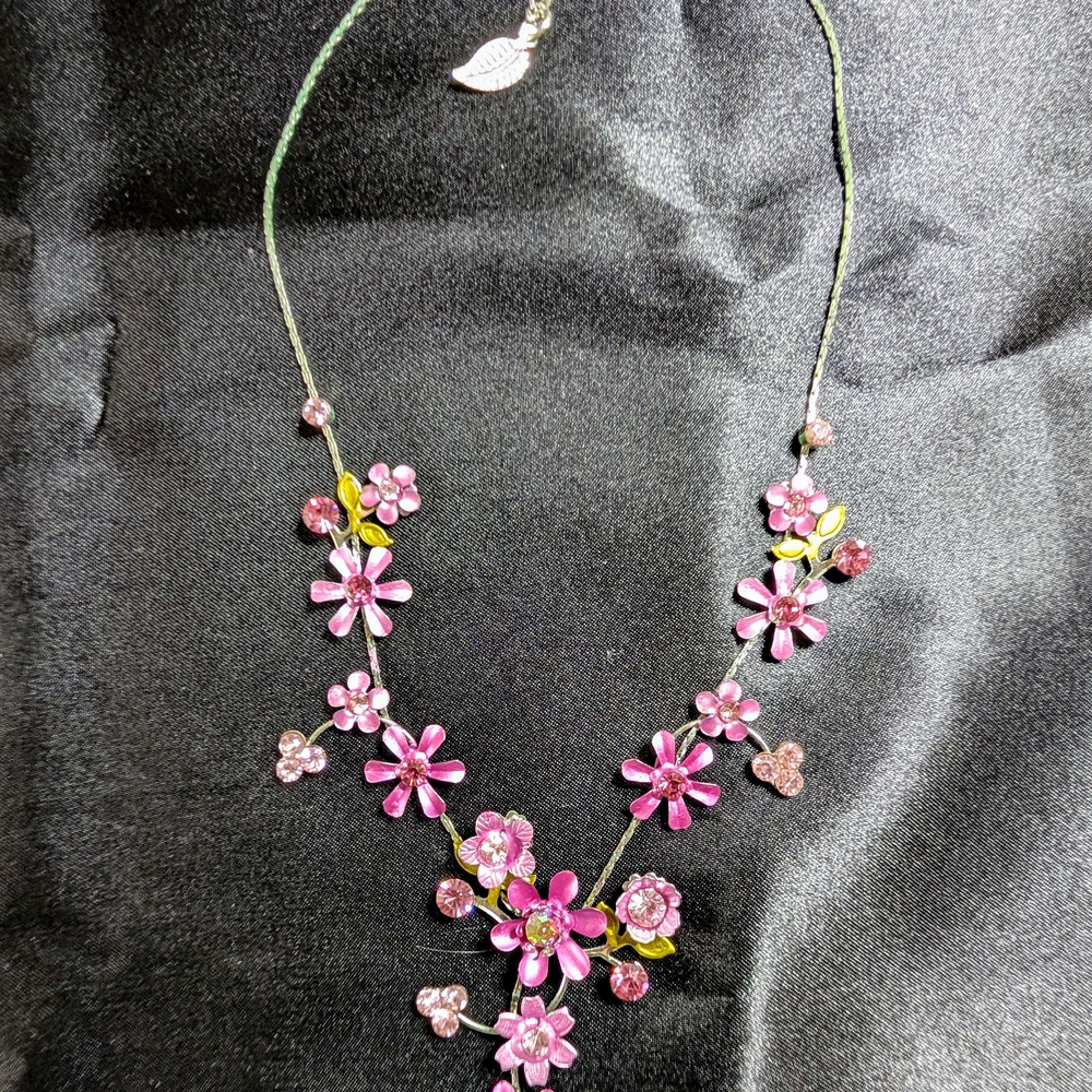 Floral Pink Necklace